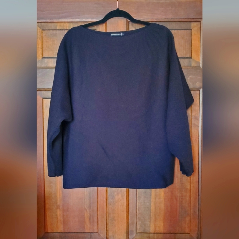 Luxurious boat neck sweater